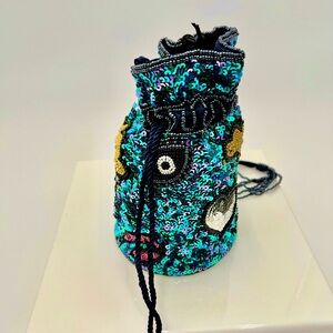 St. Xavier Collection Camp Beaded Drawstring Bag from the MET